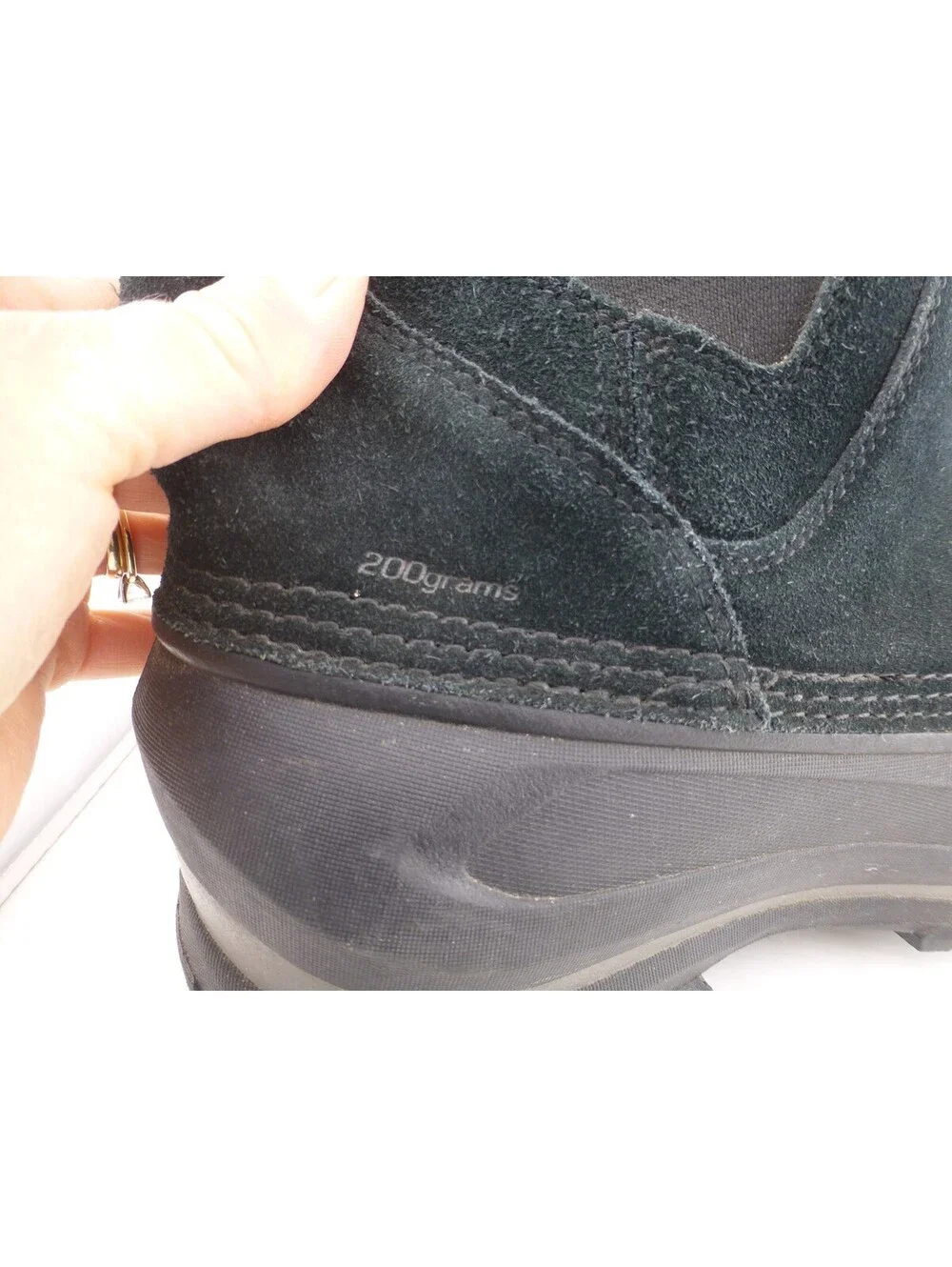 Sorel Men's USA 10 Black Waterproof Winter Snow Duck Boots Slip On M13